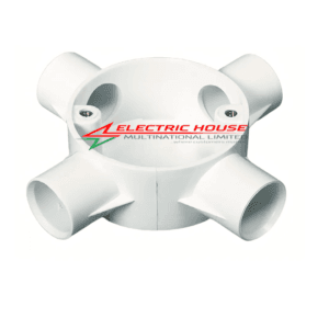 20mm 4way Dignity PVC Junction Circular Conduit Box