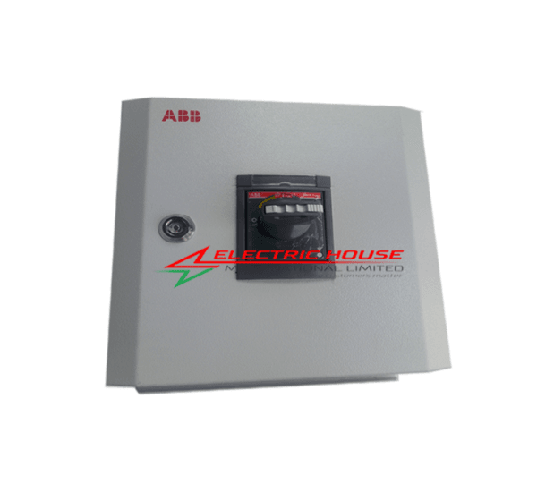 ABB 400Amp 4 Pole Gear Switch IP65 Insulated Steel Enclosure