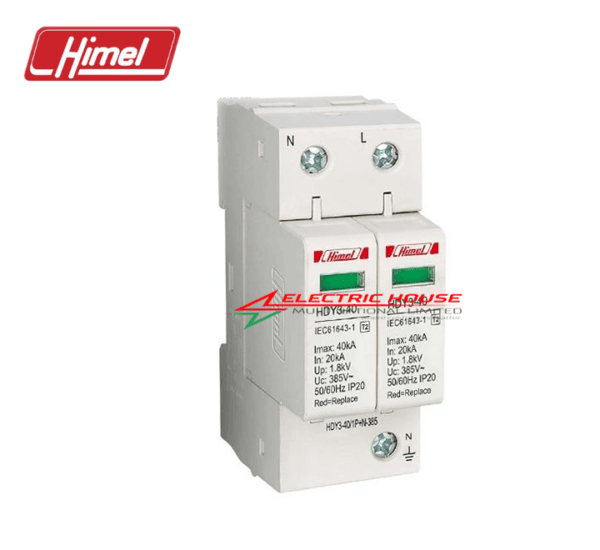 Himel Surge Protection Device HDY3 40KA 2P 275 1P+N SPD