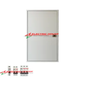 Mikano 12 Way Flush with busbar Three Phase Distribution Board