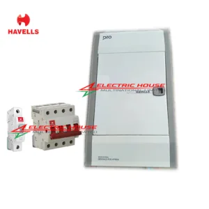 Havells 8 Way Distribution Board Three Phase Neutral TPN 3P+N