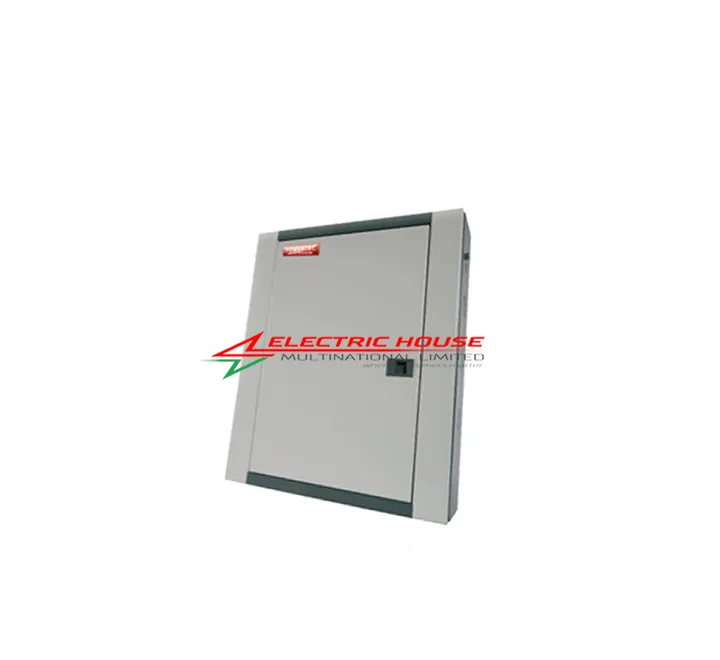 Powertec UK 6 Way Distribution Board Three Phase Neutral 3P+N
