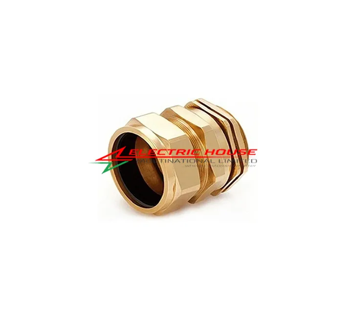 50mm Double Compression Weatherproof Brass Cable Gland IP66