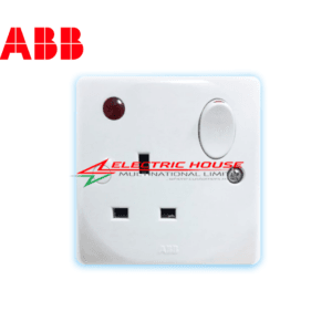 ABB Classiq 13A Socket Outlet with Neon 1 Gang CSO133