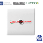 BG White Molded Co-axial Socket