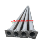 6 Meters Foreign Hot Dip Galvanized Street Light Pole