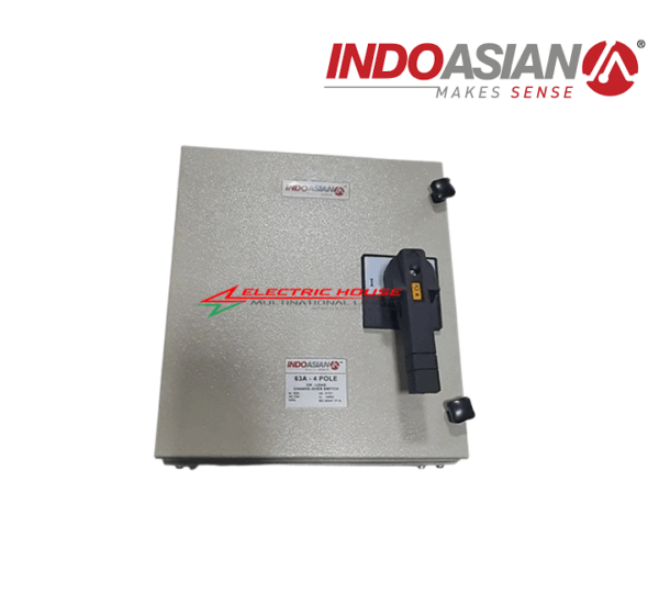 Indoasian 63Amps Manual Changeover Switch 4pole 415Volt