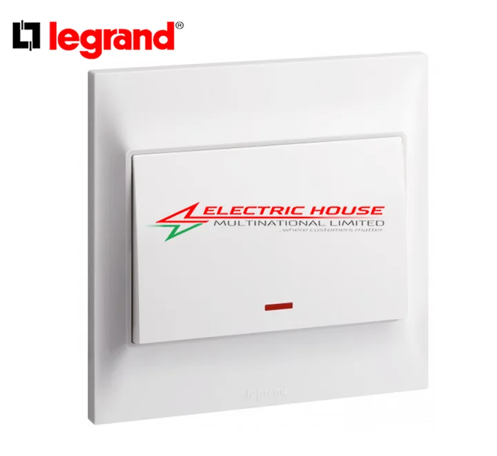 Legrand Belanko Big Rocker 1 Gang 2 Way 20A 250V Switch