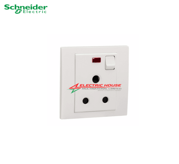 Schneider Electric Vivace KB15/15N 15A 1g Switched Socket Neon