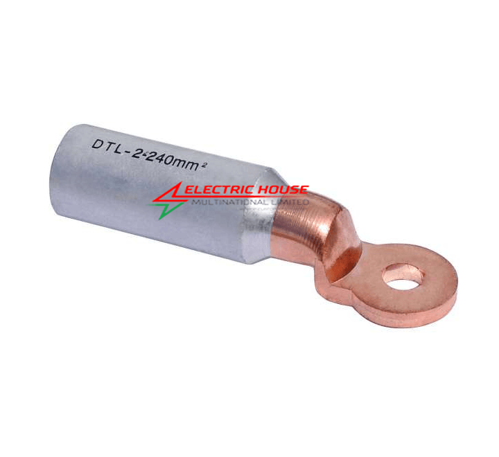 240mm² Bi-Metallic AL-CU Conductors Compression Cable Lugs