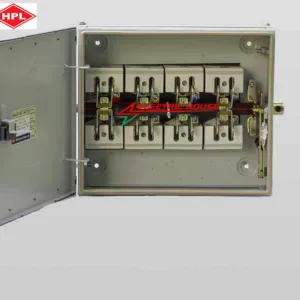 HPL 100A Changeover Switch Enclosure 4 Pole with Side Handle