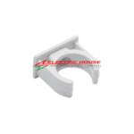 20mm PVC Clip Clamp Holder U- Shape Types White