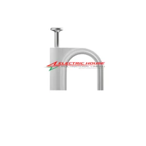 25mm² Round Wire Cable Clips with Steel Nail