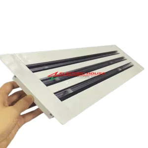 3 Feet 1 Meter Aluminum HVAC 3 Slot Linear Diffuser Grille