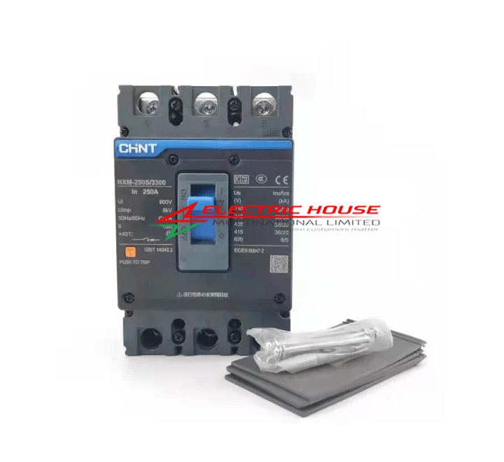 250Amps 3 Pole MCCB Chint NXM Molded Case Circuit Breaker