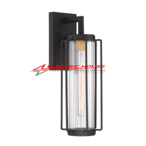 Black Vintage Wall Lamp with Edison Bulb