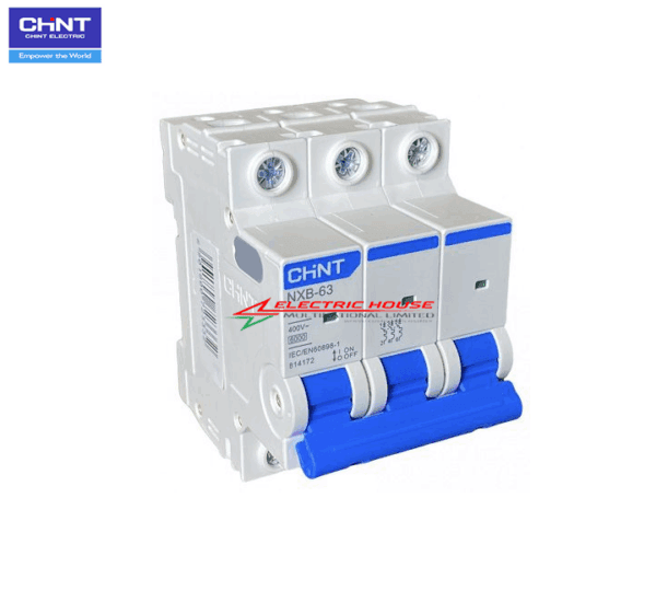 63Amp 3P Three Pole Chint Circuit Breaker MCB - Image 2