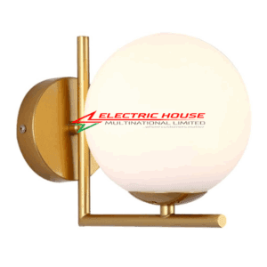 Nordic Wall Lights Antique Brass- Gold with Thick Frosted Glass