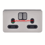 Schneider Electric Lisse Deco 13A 2Gang Double Socket Outlets