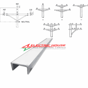 U-Channel Iron Cross Arm Transmission Line & Overhead line