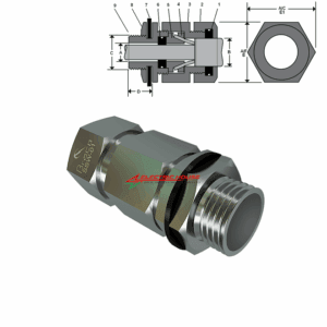 Braco Double Compression Stainless Steel 304/316 Cable Gland