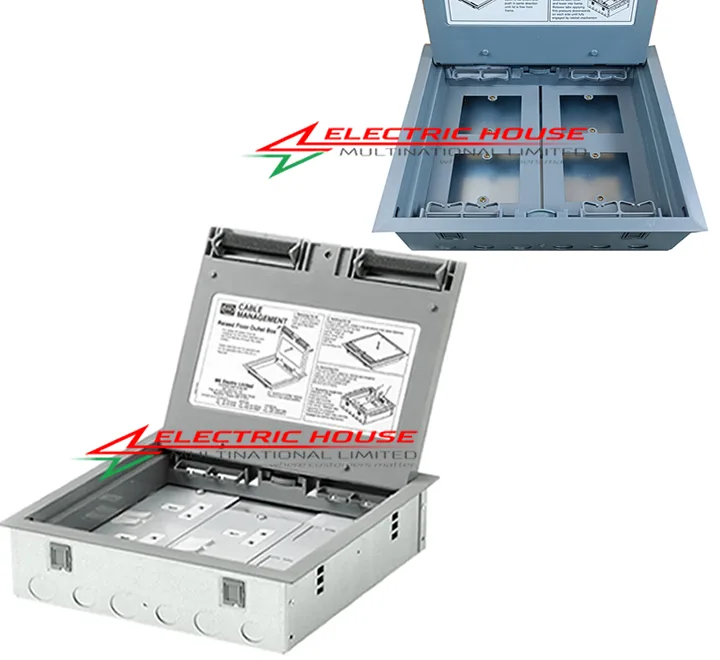 Concealed Electrical Floor Box for Power & Data Cable Access - Image 3