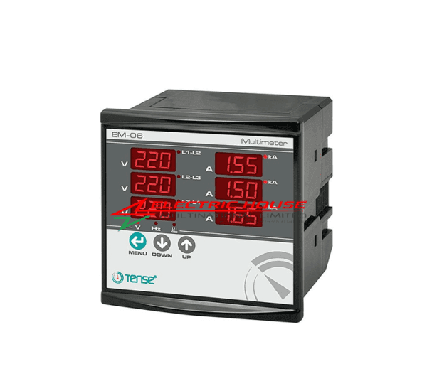 Tense Panel Tense EM-06 Digital Multi-meter Panel 3 Phase with LED Display ...